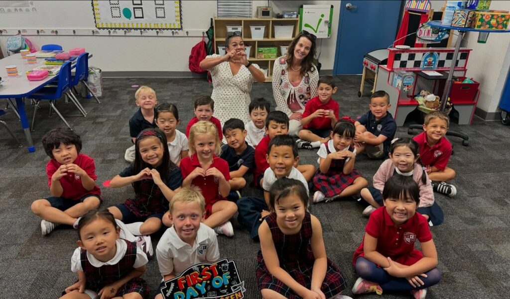 Students engaged in learning and play, embodying personalized care at Campbell Christian Schools