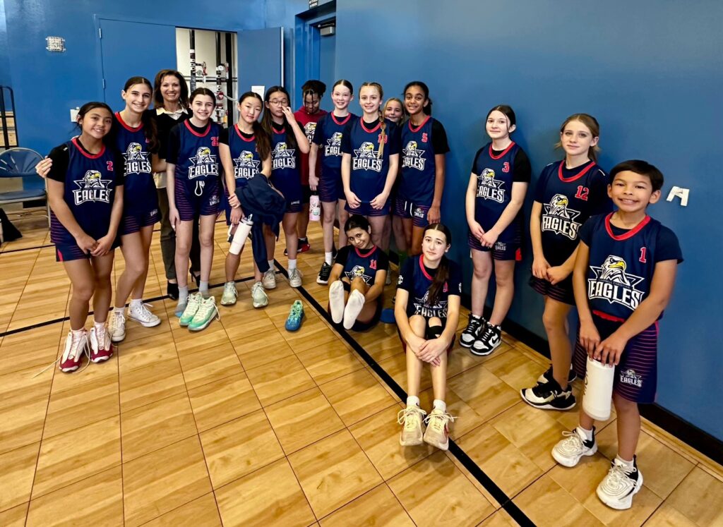 Junior high students engaged in classroom and extracurricular activities, preparing for high school.