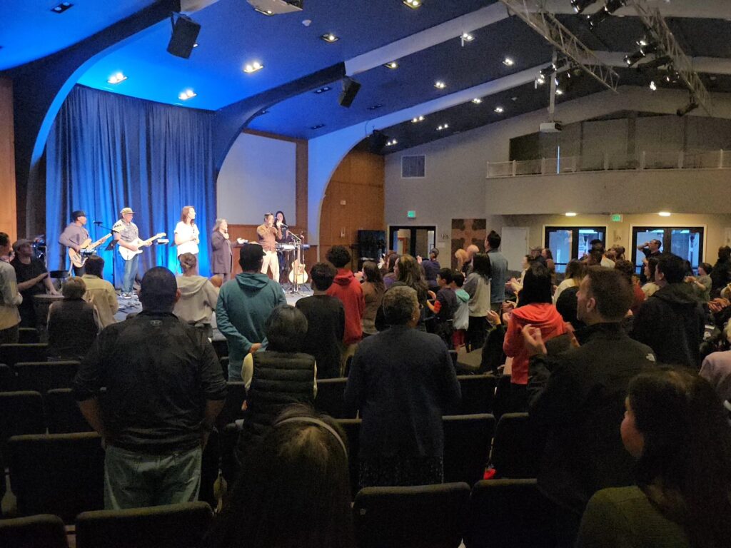 Students and families participating in Campbell Christian Schools community activities