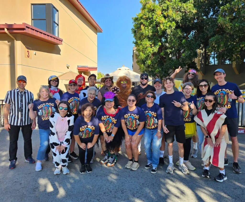 Students, families, and teachers participating in a special community event at school.