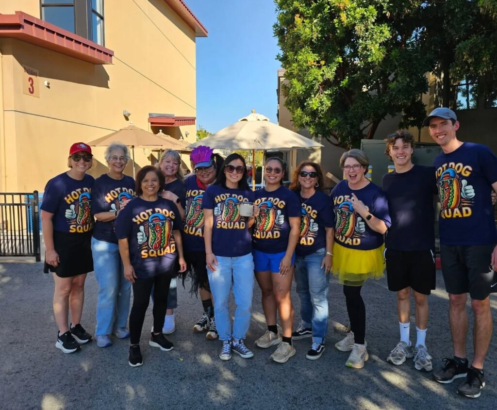 Campbell Christian Schools staff standing together, smiling, representing a team committed to excellence
