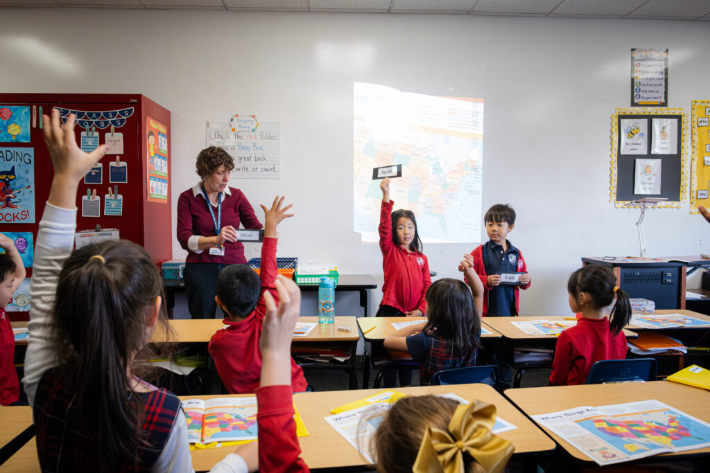 Students engaged in classroom learning and enrichment activities at Campbell Christian Schools