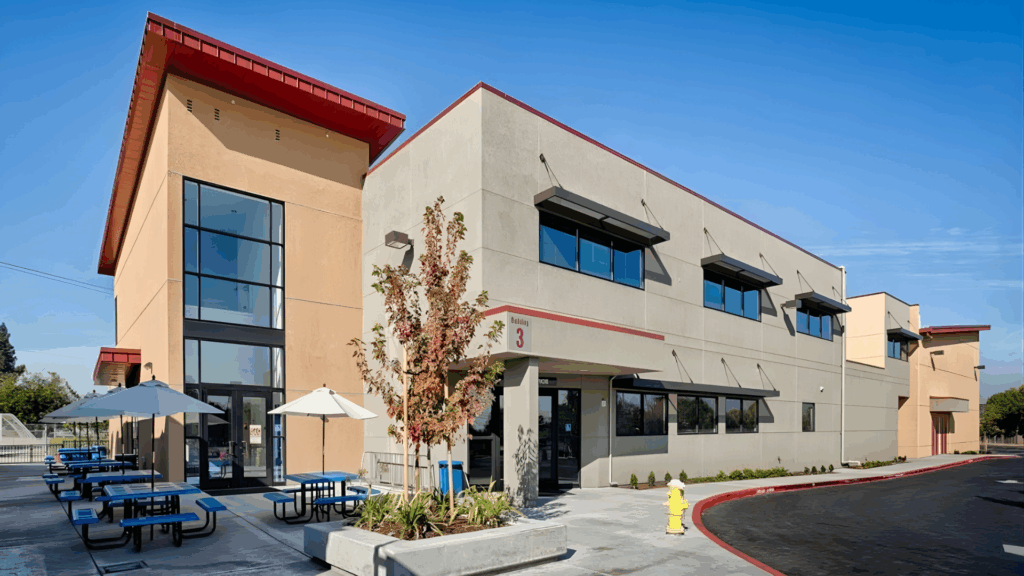 Campbell Christian Schools building exterior featuring a welcoming campus designed for faith-based learning and student growth.