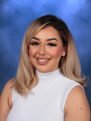 Ruby Perez Mendoza, Campbell Christian Schools staff member, guiding students in the classroom