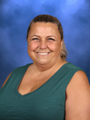 Stephanie Orong, Campbell Christian Schools staff member, engaging with students in a classroom activity